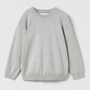 Zara Toddler Boys Gray Fine Knit Sweater